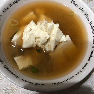 蟹汁〜豆腐とオキアミの蟹汁